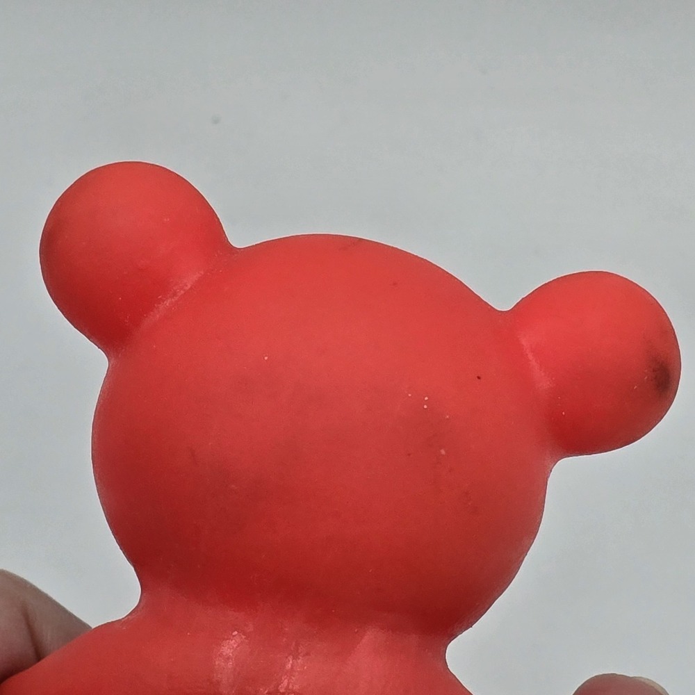 Vintage Squeaky Bear Toy‎ 3 Inch - Picture 6 of 9
